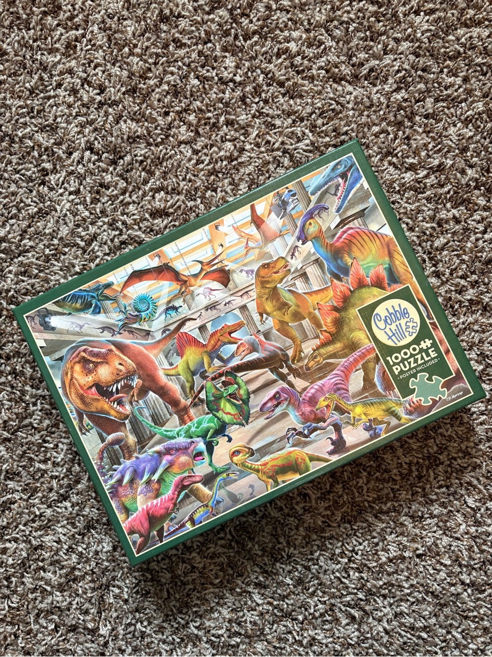 Cobble Hill 1000pc Dinosaur Puzzle - Colorful Dinosaurs